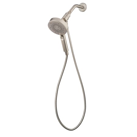 Brondell Yuba 1.5 GPM Multi-Function Hand Shower with Focused Spray and Hose Brushed Nickel