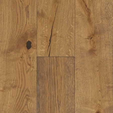 Bruce Wilderness Harmony 9" Wide Wire Brushed Engineered White Oak Hardwood Flooring with Low Gloss - Sold by Carton (32.65 SF/Carton) Brown Botanique
