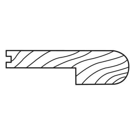 Bruce 78" x 3" Wood Glue Down Hardwood Stair Nose Light Touch