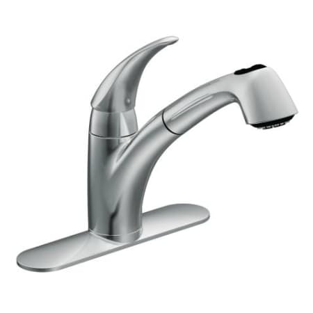 Chrome Faucet with Escutcheon