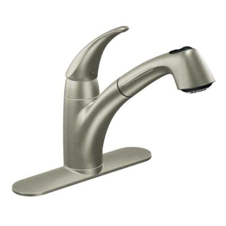 Classic Stainless Faucet with Escutcheon