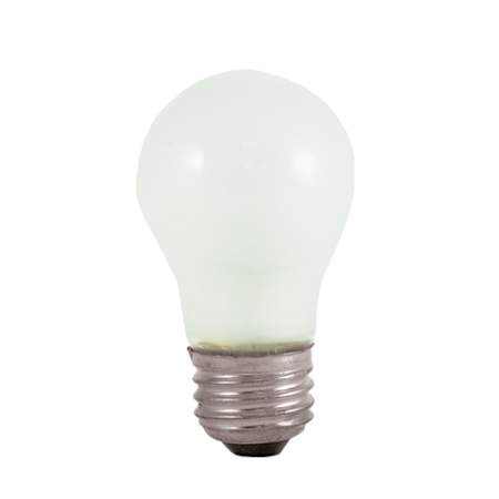 Bulbrite 40 Watt Dimmable A15 Medium (E26) Incandescent Bulb- 350 Lumens and 2700K Frost