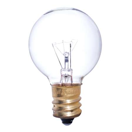 Bulbrite 10 Watt Dimmable G12 Candelabra (E12) Incandescent Bulb- 50 Lumens and 2700K Clear