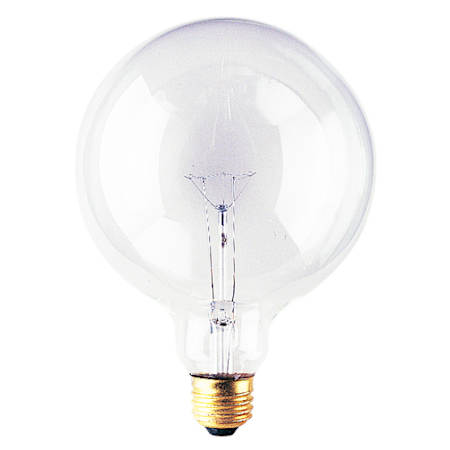 Bulbrite 60 Watt Dimmable G40 Medium (E26) Incandescent Bulb- 610 Lumens and 2700K Clear