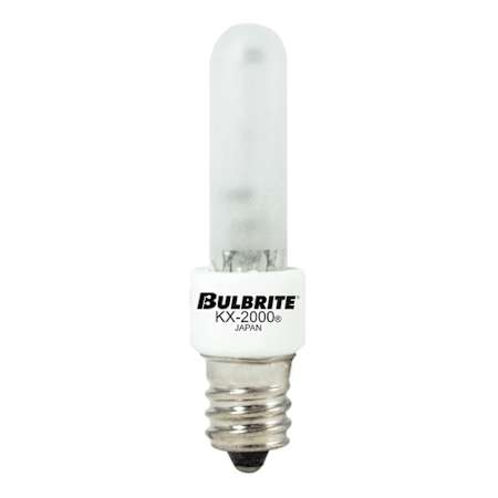 Bulbrite 20 Watt Dimmable T3 Candelabra (E12) Xenon / Krypton Bulb- 200 Lumens and 2700K Frost