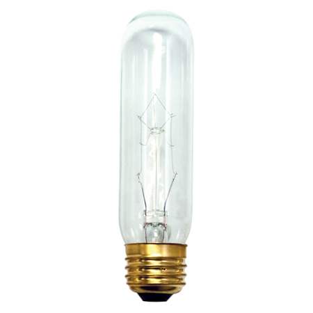 Bulbrite 25 Watt Dimmable T10 Medium (E26) Incandescent Bulb- 180 Lumens and 2700K Clear