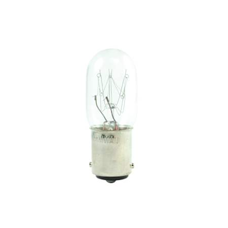 Bulbrite 15 Watt Dimmable T7 BA15D Incandescent Bulb- 100 Lumens and 2700K Clear