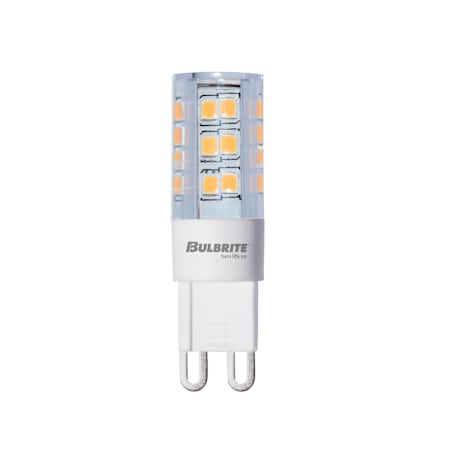 Bulbrite 4.5 Watt Dimmable T6 G9 LED Bulb- 400 Lumens, 2700K, and 80CRI Clear