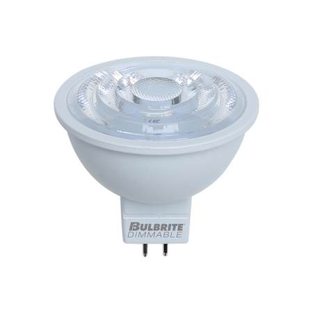 Bulbrite 6 Watt Dimmable MR16 GU5.3 LED Bulb- 500 Lumens, 2700K, and 90CRI Clear
