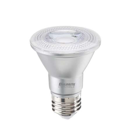 Bulbrite 6.5 Watt Dimmable PAR20 Medium (E26) LED Bulb- 500 Lumens, 2700K, and 90CRI Clear