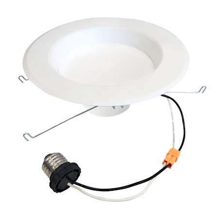 Bulbrite Canless Recessed Fixture 3000K with 4" Open Trims White