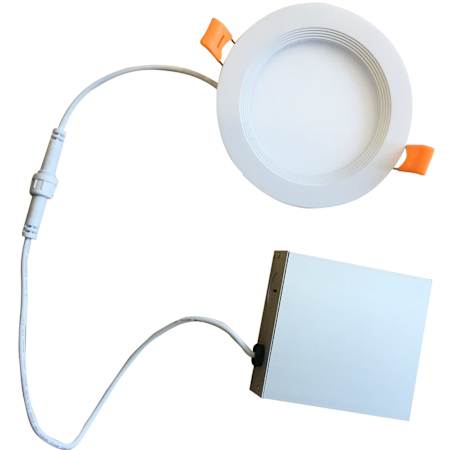 Bulbrite Canless Recessed Fixture 2700K with 4" Open Trims White