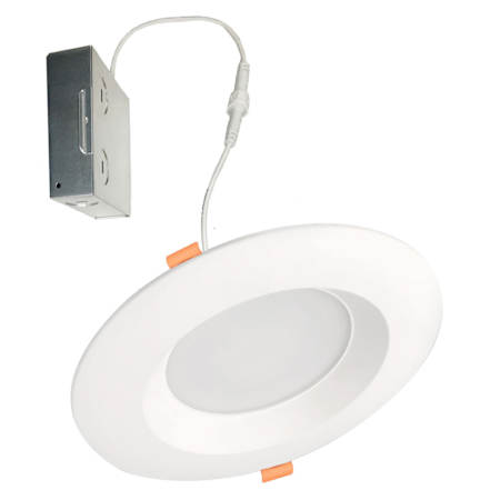 Bulbrite Canless Recessed Fixture with 4" Open Trims and Selectable CCT White