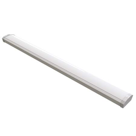Bulbrite Single Light 48" Long Integrated LED Commercial Strip Light White