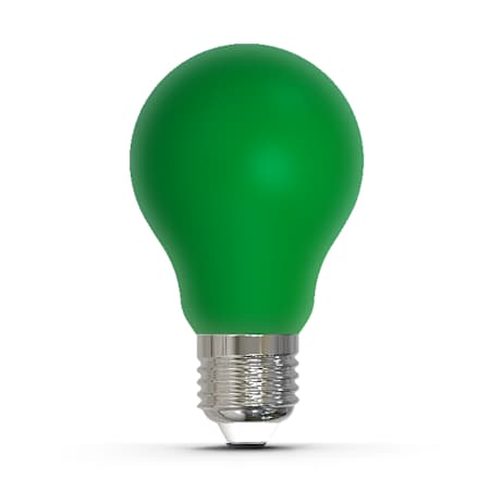 Bulbrite 4.5 Watt Dimmable A19 Medium (E26) LED Bulb Ceramic Green