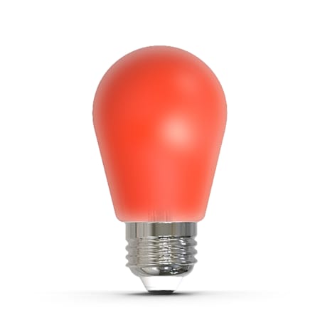 Bulbrite 2.5 Watt Dimmable S14 Medium (E26) LED Bulb Ceramic Red