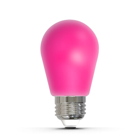 Bulbrite 2.5 Watt Dimmable S14 Medium (E26) LED Bulb Ceramic Pink