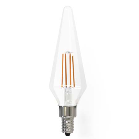 Bulbrite 4 Watt Dimmable Candelabra (E12) LED Bulb- 350 Lumens, 3000K, and 90CRI Clear