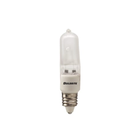 Bulbrite Pack of (5) 100 Watt Dimmable T4 Mini Candelabra (E11) Halogen Bulbs - 1,520 Lumens and 2900K Frost
