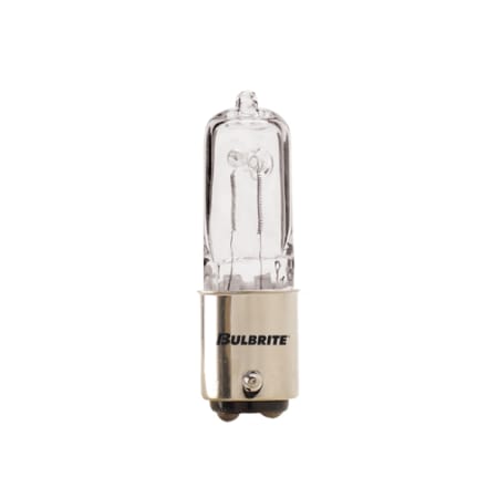 Bulbrite Pack of (5) 50 Watt Dimmable T4 BA15D Halogen Bulbs - 950 Lumens and 2900K Clear