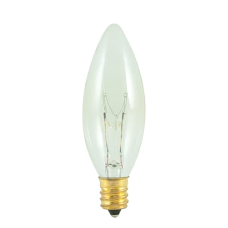 Bulbrite Pack of (50) 25 Watt Dimmable B8 Candelabra (E12) Incandescent Bulbs - 165 Lumens and 2700K Clear