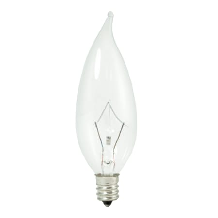 Bulbrite Pack of (20) 25 Watt Vintage Edison Dimmable CA10 Candelabra (E12) Xenon / Krypton Bulbs - 240 Lumens and 2700K Clear