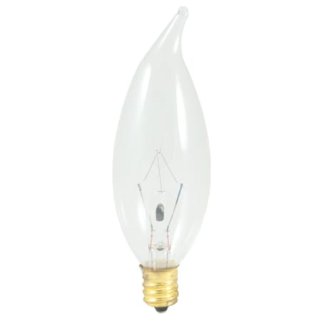 Bulbrite Pack of (50) 25 Watt Vintage Edison Dimmable CA10 Candelabra (E12) Incandescent Bulbs - 220 Lumens and 2700K Clear