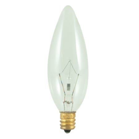 Bulbrite Pack of (50) 40 Watt Dimmable B10 Candelabra (E12) Incandescent Bulbs - Clear - 280 Lumens and 2700K Clear