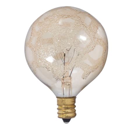 Bulbrite Pack of (6) 40 Watt Vintage Edison Dimmable G16.5 Candelabra (E12) Incandescent Bulbs - 260 Lumens Amber Marble