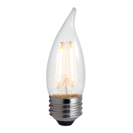Bulbrite Pack of (4) 4.5 Watt Vintage Edison Dimmable CA10 Medium (E26) LED Bulbs - 350 Lumens, 2700K, and 92CRI Clear