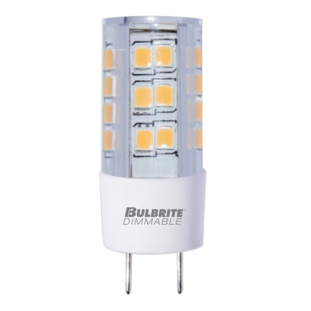 Bulbrite Pack of (2) 4.5 Watt Dimmable T4 GY8 LED Bulbs - 400 Lumens, 3000K, and 80CRI Clear