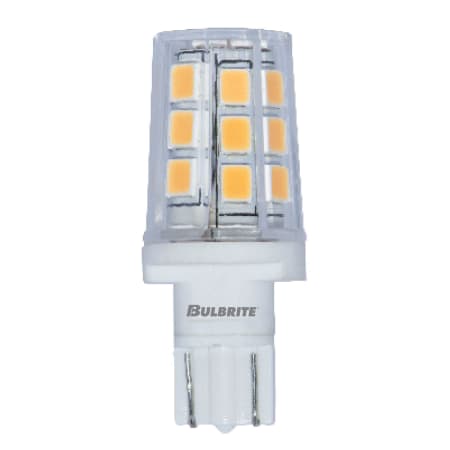 Bulbrite Pack of (2) 2.5 Watt T3 Wedge LED Bulbs - 230 Lumens, 3000K, and 80CRI Clear