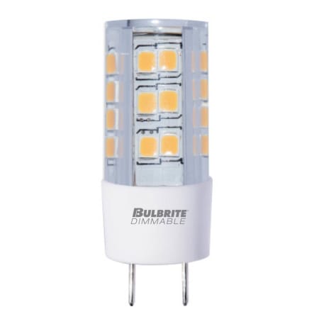 Bulbrite Pack of (2) 4.5 Watt Dimmable T4 GY8 LED Bulbs - 400 Lumens, 2700K, and 80CRI Clear