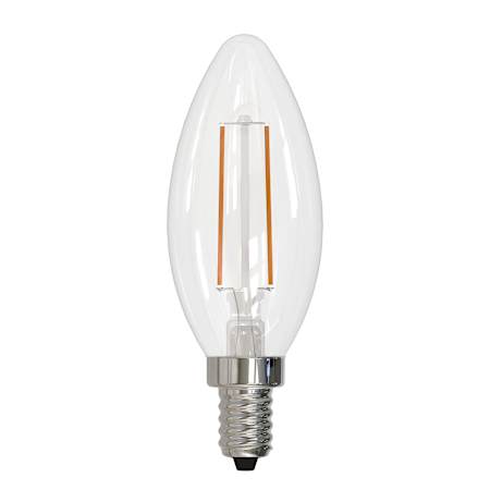 Bulbrite Pack of (8) 4 Watt Dimmable B11 Candelabra (E12) LED Bulbs - 350 Lumens, 4000K, and 80CRI Clear