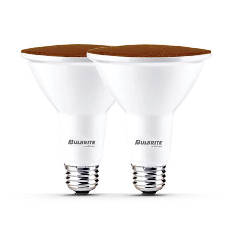 Bulbrite Pack of (2) 15 Watt Dimmable PAR38 Medium (E26) LED Bulbs Amber