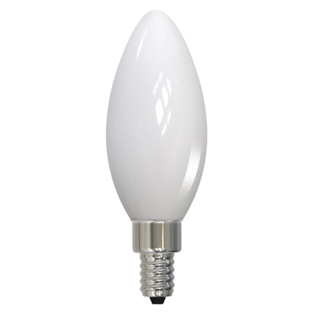 Bulbrite Pack of (4) 5 Watt Dimmable B11 Candelabra (E12) LED Bulbs - 500 Lumens, 3000K, and 90CRI Milky