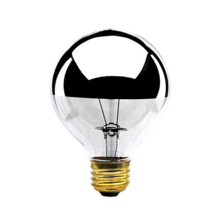 Bulbrite Pack of (6) 100 Watt Dimmable G25 Medium (E26) Incandescent Bulbs Half Chrome
