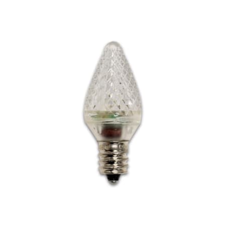 Bulbrite Pack of (25) 0.6 Watt C7 Candelabra (E12) LED Bulbs - 2700K Clear