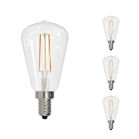 Bulbrite 4 Watt Dimmable ST15 Candelabra (E12) LED Bulb- 400 Lumens, 3000K, and 90CRI N/A