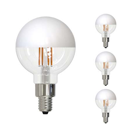 Bulbrite 2.5 Watt Dimmable G16 Candelabra (E12) LED Bulb- 200 Lumens, 2700K, and 90CRI N/A