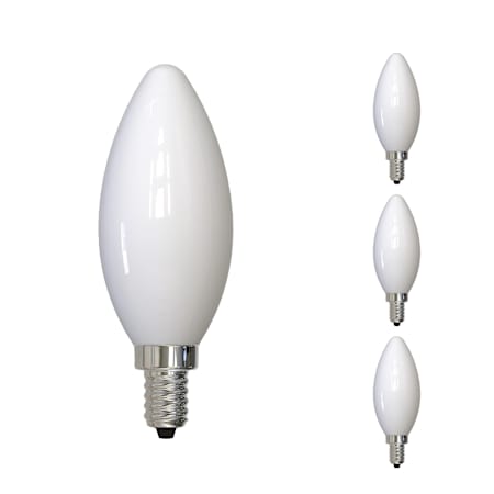 Bulbrite 5 Watt Dimmable B11 Candelabra (E12) LED Bulb- 500 Lumens, 5000K, and 90CRI N/A