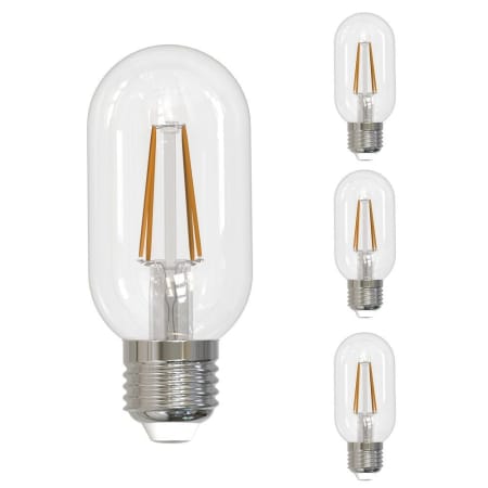 Bulbrite Pack of (4) 5 Watt Vintage Edison Dimmable T14 Medium (E26) LED Bulbs - 450 Lumens, 2700K, and 90CRI Clear
