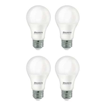 Bulbrite Pack of (4) 15 Watt Dimmable A19 Medium (E26) LED Bulbs - 1600 Lumens, 3000K, and 90CRI Frost