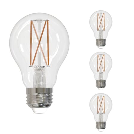 Bulbrite Pack of (4) 8.5 Watt Dimmable A19 Medium (E26) LED Bulbs - 850 Lumens, 3000K, and 90CRI Clear