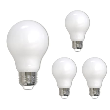Bulbrite Pack of (4) 9 Watt Dimmable Medium (E26) LED Bulbs- 1100 Lumens, 2700K, and 90CRI Milky
