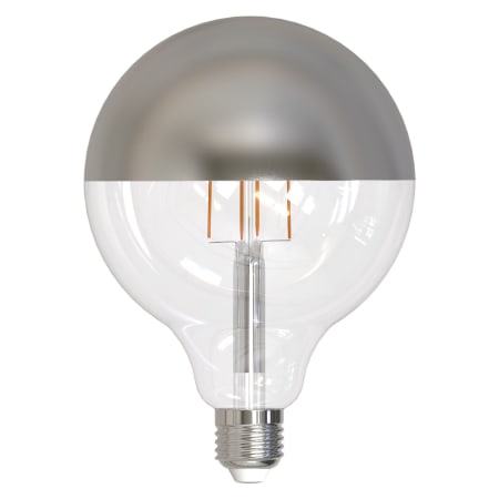 Bulbrite Pack of (4) 6 Watt Dimmable G40 Medium (E26) Half Mirror LED Bulbs - 500 Lumens, 2700K, and 90CRI Half Mirror