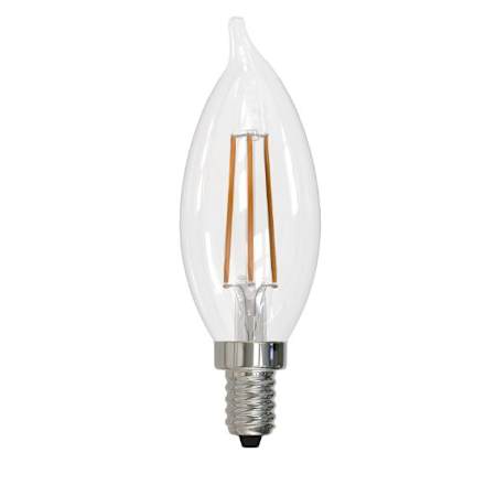 Bulbrite 4.5 LED CA10 2700k Filament E12 Dimming Bulb Clear