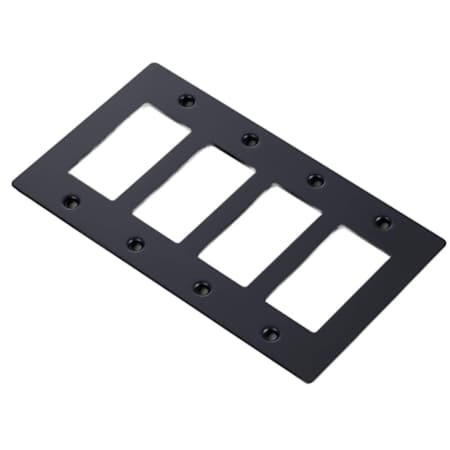 Buster + Punch 4 Gang Wall Plate Black