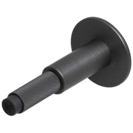 Buster + Punch Cross 3-3/4 Inch Baseboard Mounted Rigid Door Stop Smoked Bronze