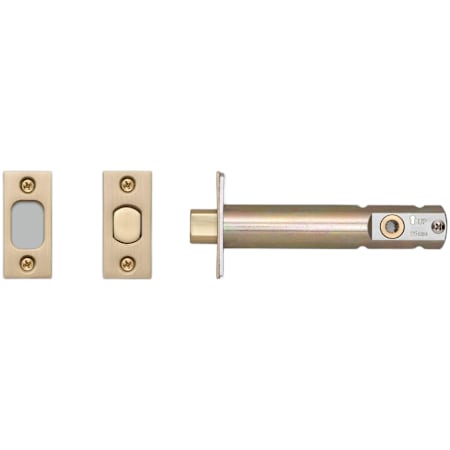 Buster + Punch Tubular Privacy Deadbolt Door Latch Only for 3-3/4" Backset - For Privacy Interior Doors Brass